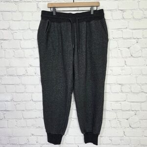 Zella Dark Gray Joggers Sweatpants with Ribbed Cuffs